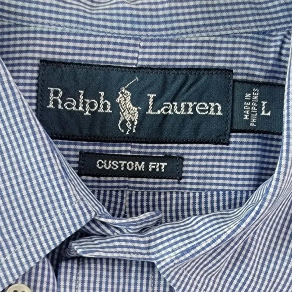 Ralph Lauren Blue Check Button Down - Picture 6 of 7